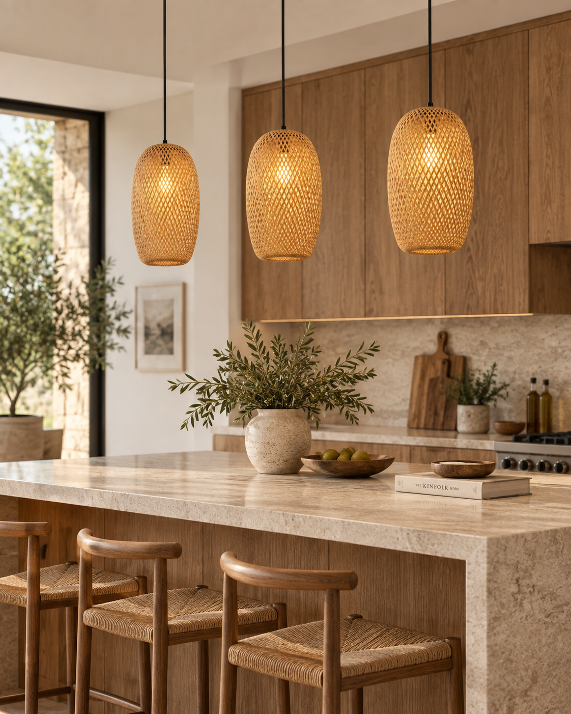 Ayla | Rattan Pendant Light