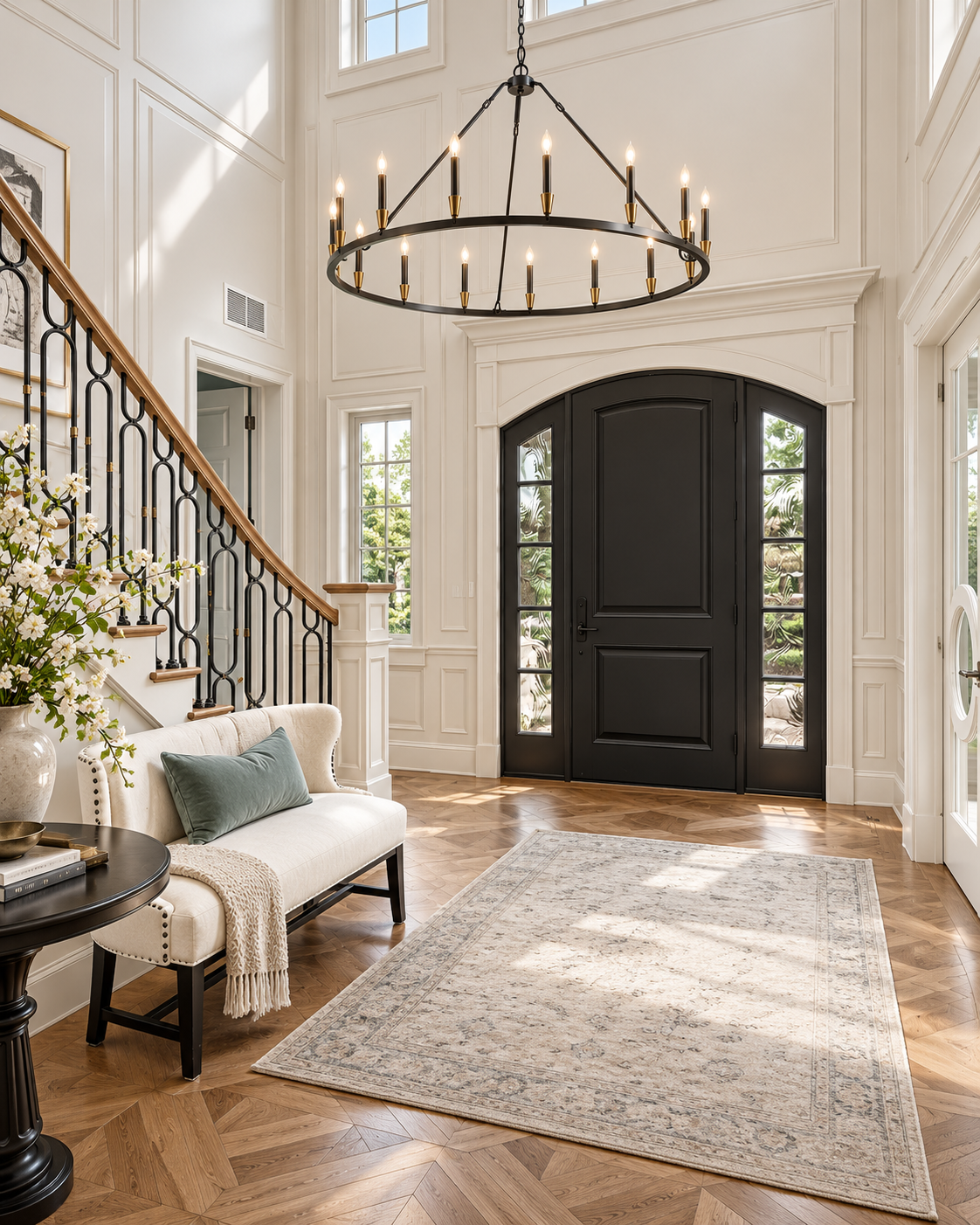 Arden 15-Light Wagon Wheel Chandelier