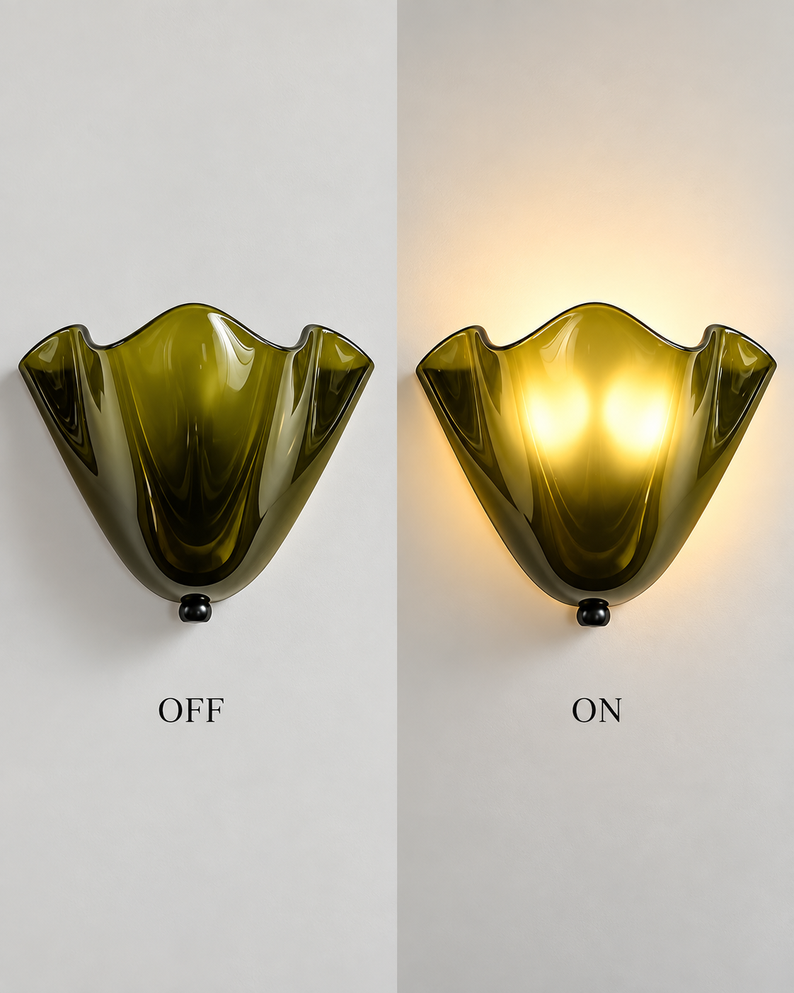 Aurelia | Flower Glass Wall Sconce