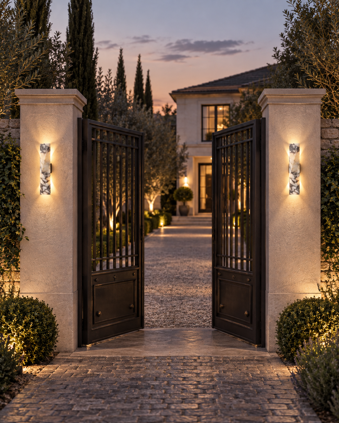 Bvlgari | Marble Outdoor Wall Sconce