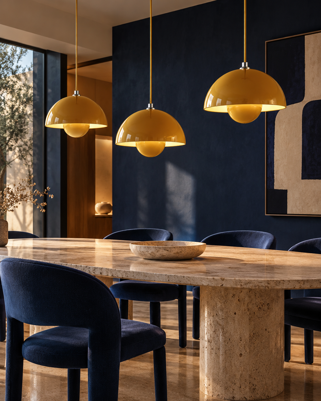 Gira | Glossy Dome Pendant Light