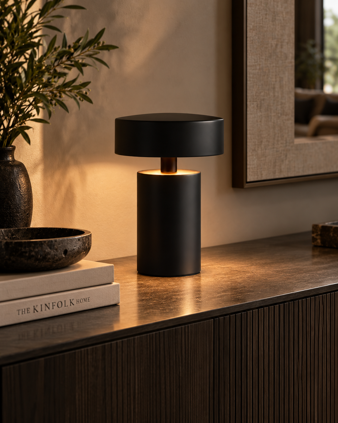 Alloy | Rechargeable LED Table Lamp – Aluminum