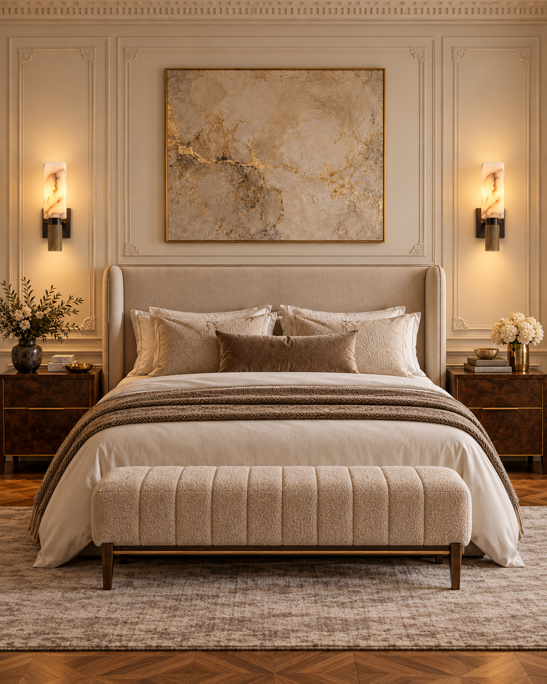 Albata | Alabaster Wall Sconce – Natural Alabaster