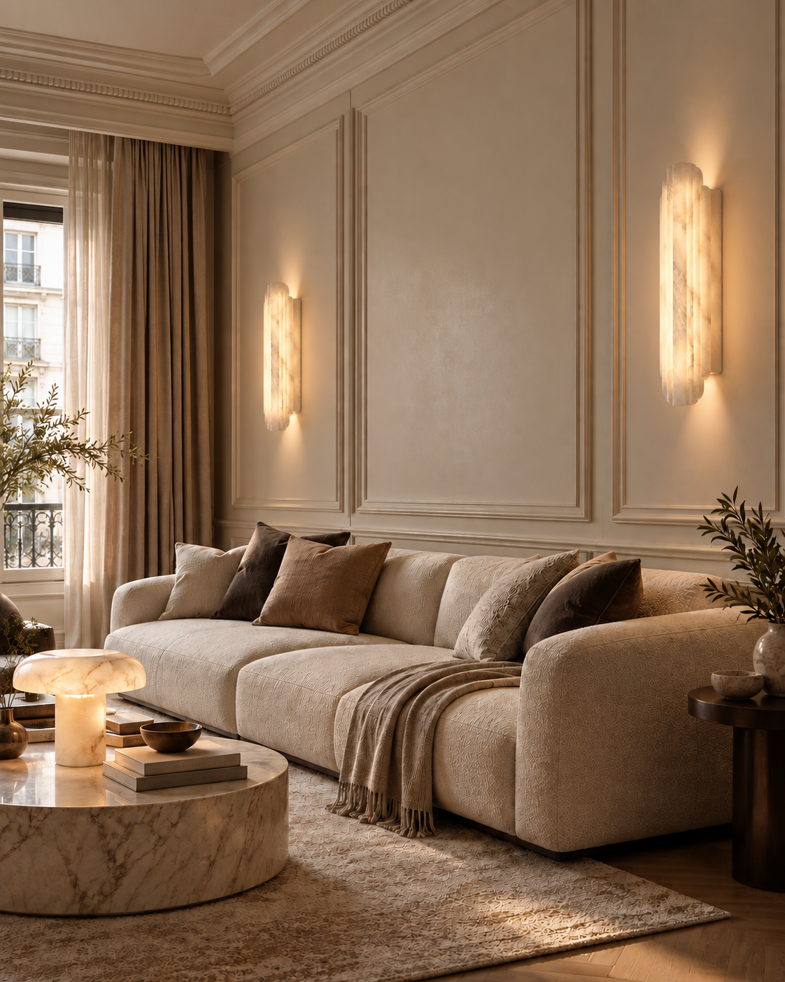 Alabaster Wall Sconce | Althea