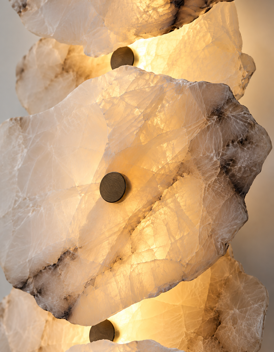 Solenne | Raw Alabaster Wall Sconce