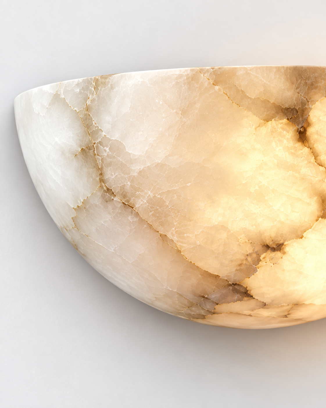 Natural Alabaster Wall Sconce | LUNEA