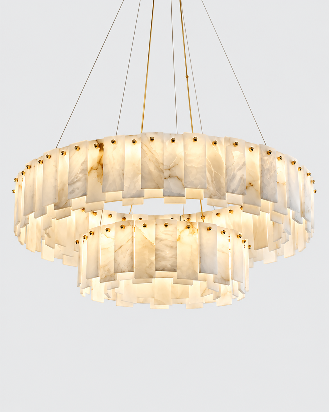 Sculptural Alabaster Chandelier | Aurevia