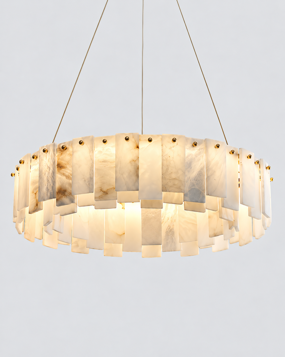Sculptural Alabaster Chandelier | Aurevia