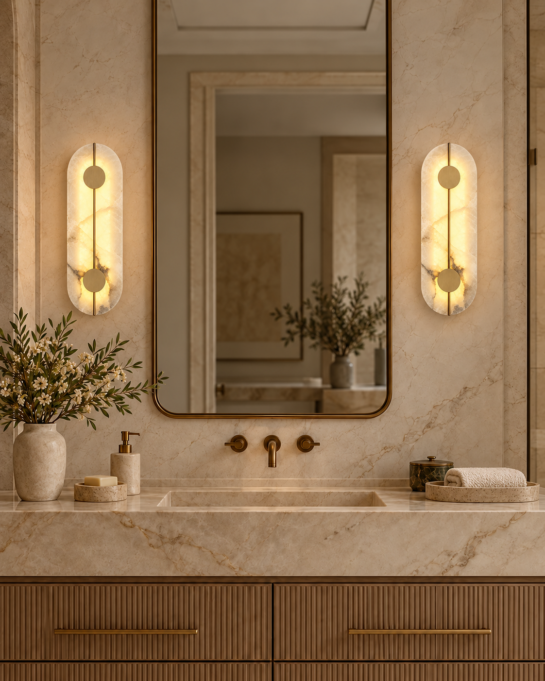 Alabaster Wall Sconce | Lunara