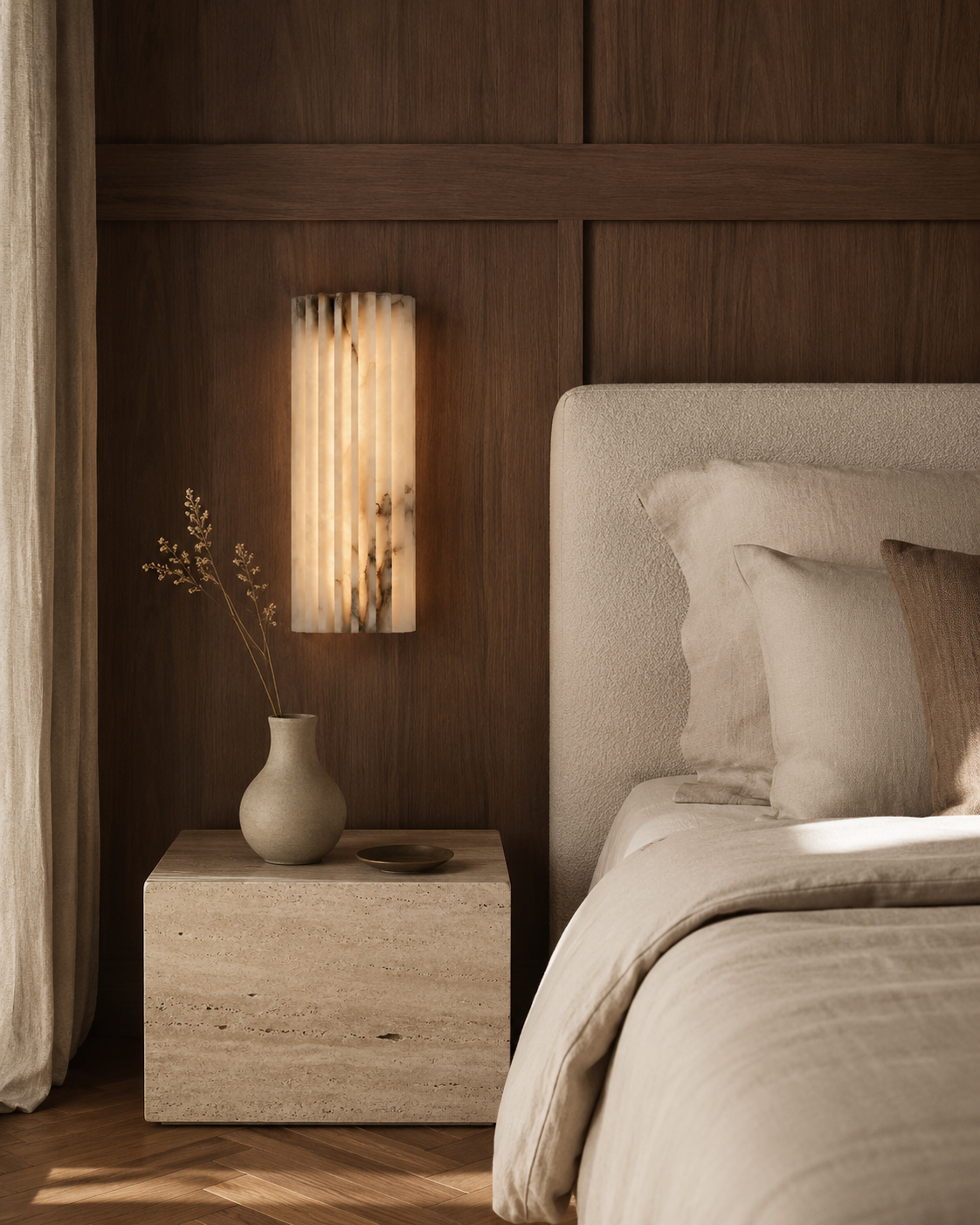 The Alba | Alabaster Wall Sconce