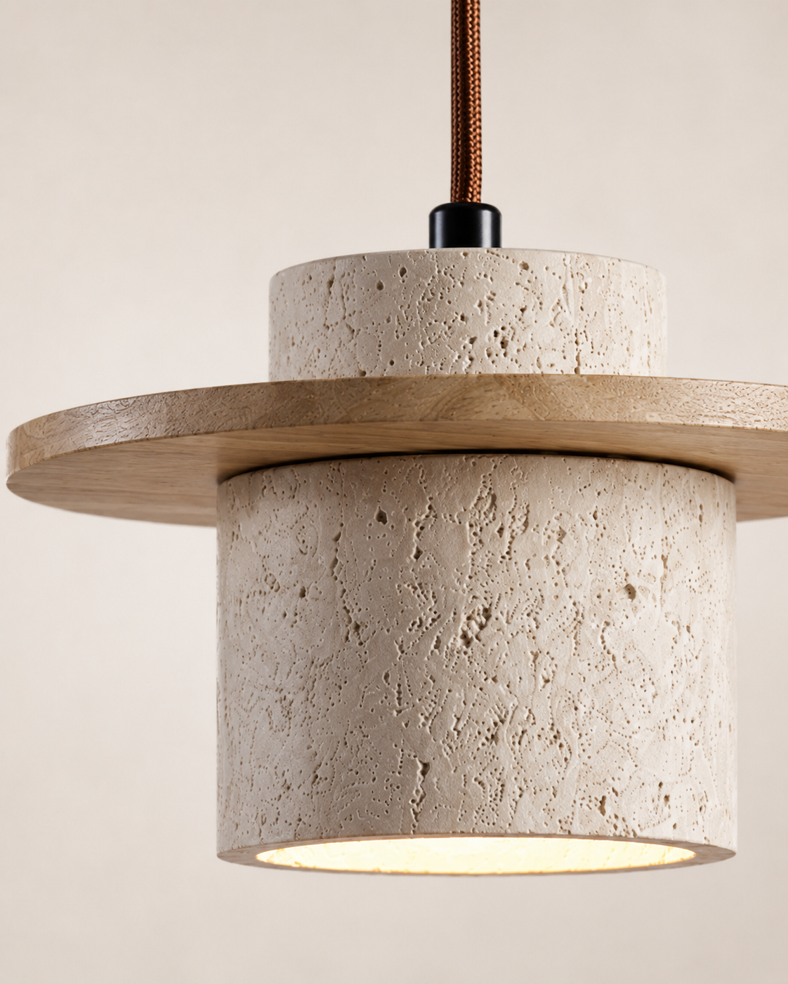 The Sorrento | Travertine Pendant Light
