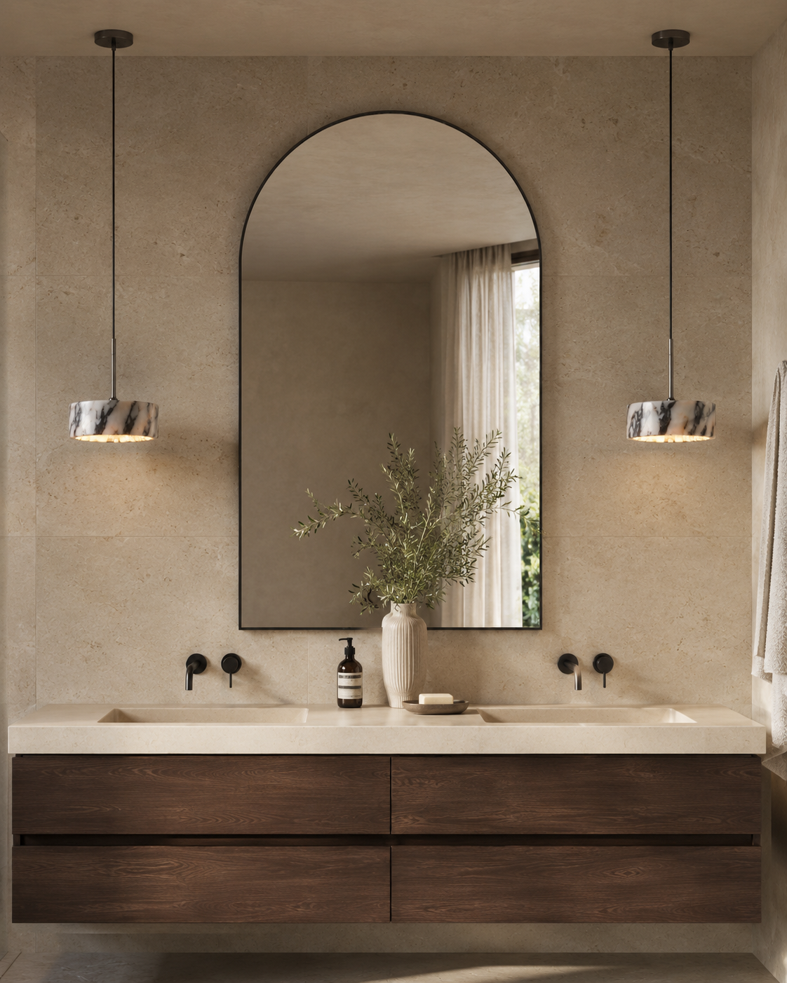 Aurelia | Marble Pendant Light