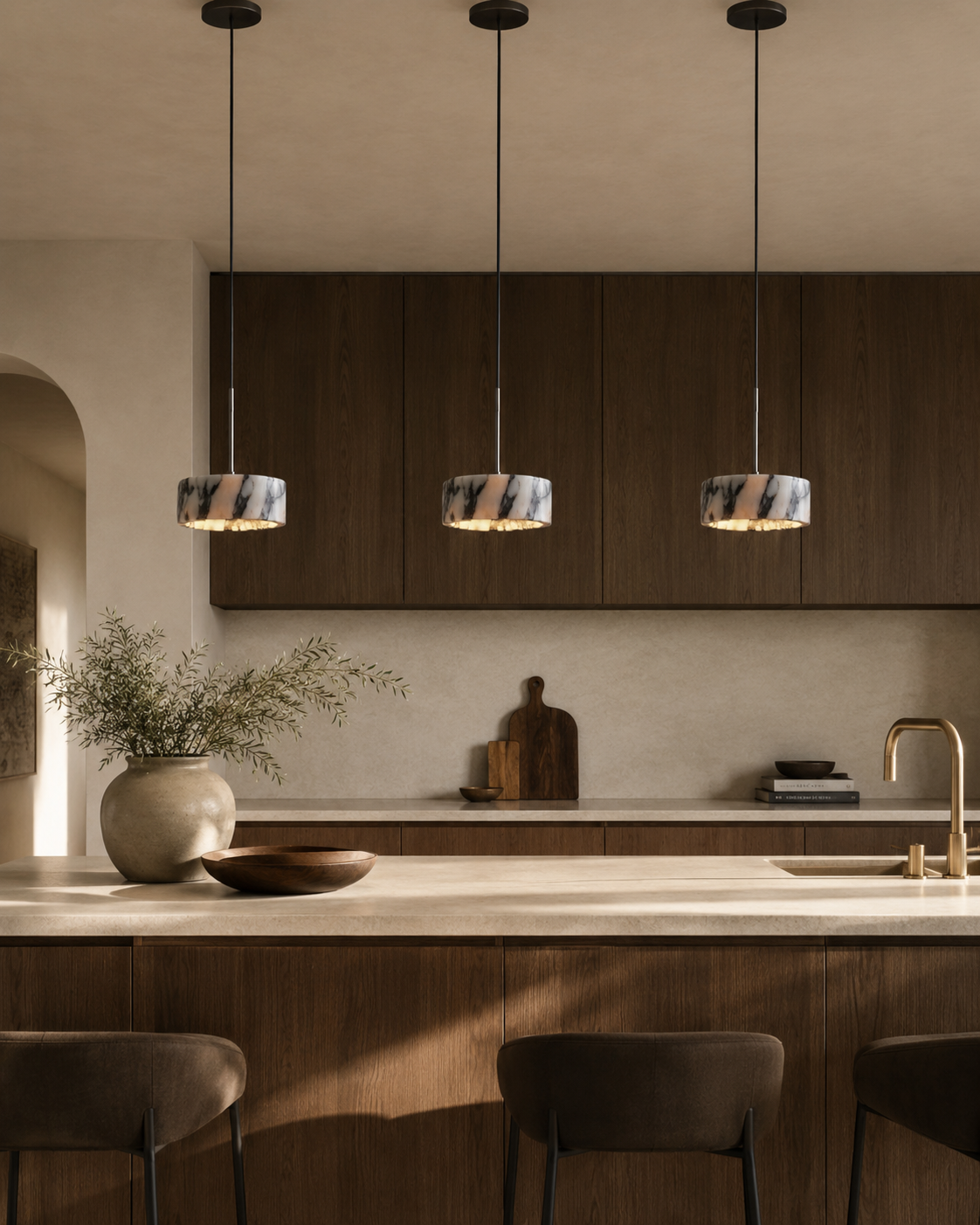 Aurelia | Marble Pendant Light