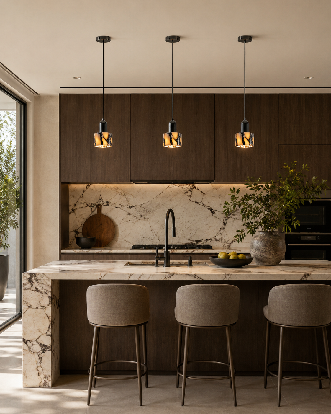 Celeste | Marble Pendant Light