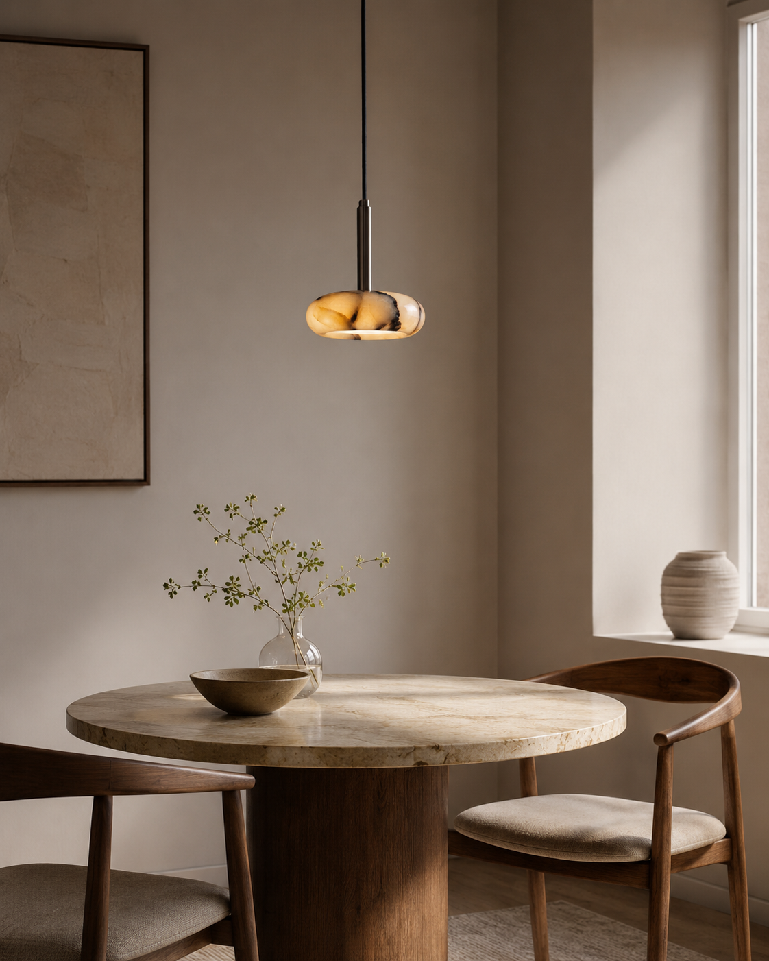 Solara | Marble Pendant Light