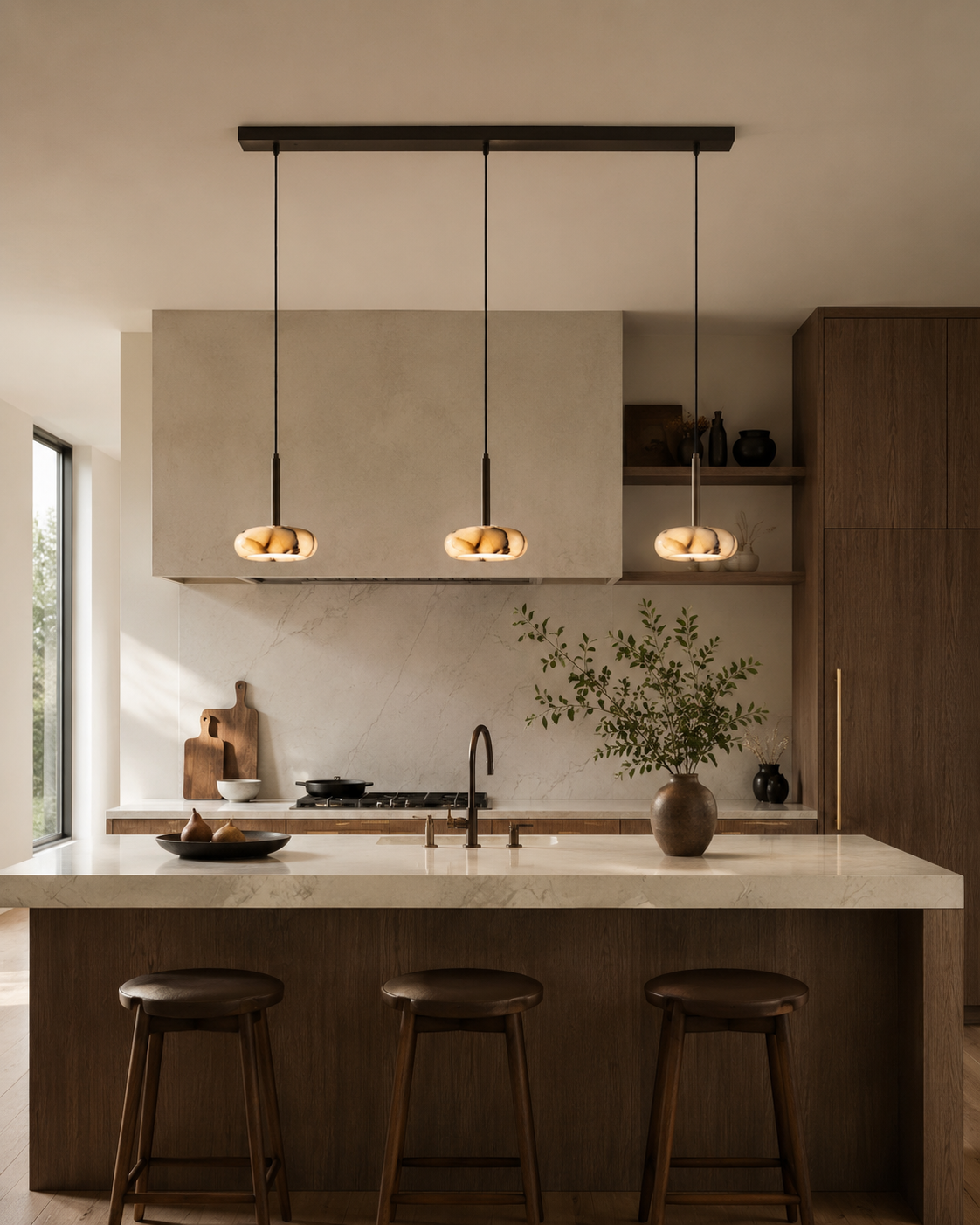 Solara | Marble Pendant Light