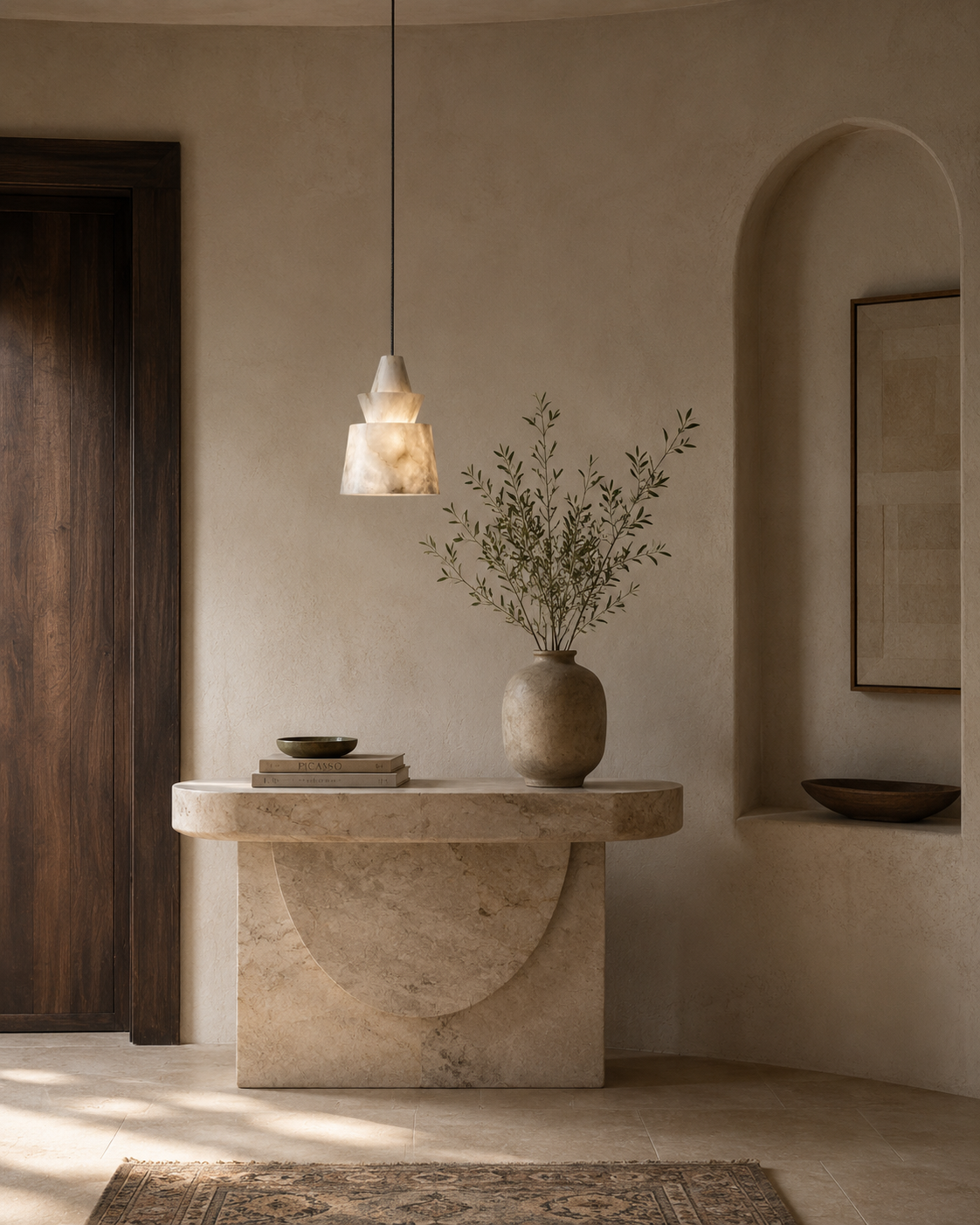 Siena | Alabaster Pendant Light