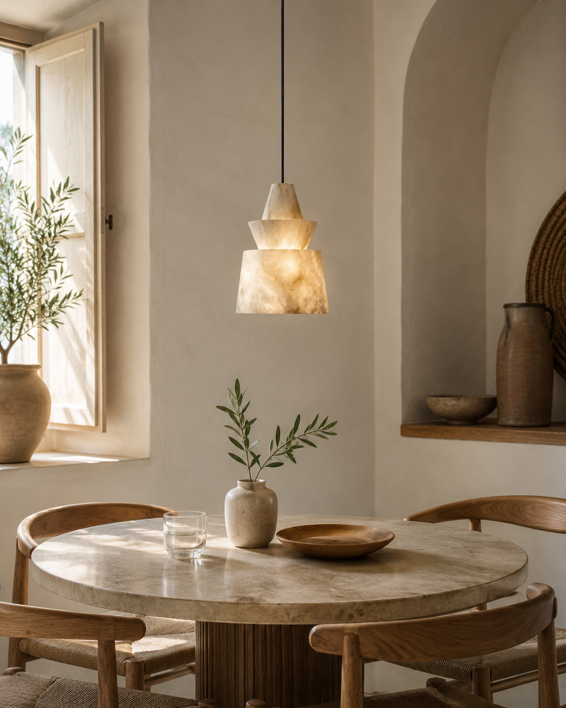 Siena | Alabaster Pendant Light