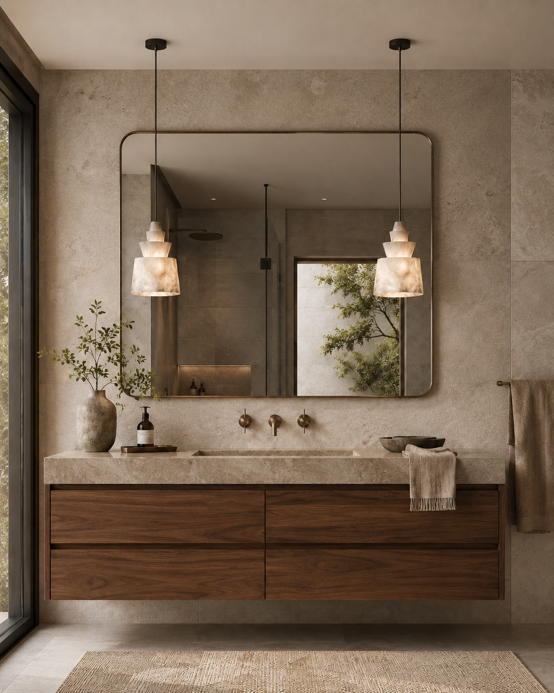 Siena | Alabaster Pendant Light
