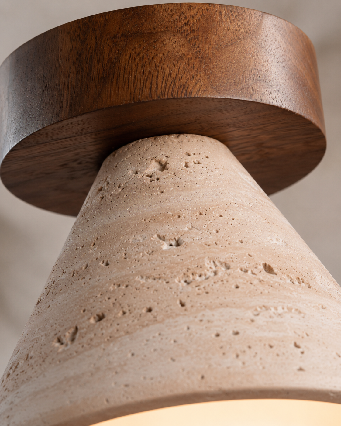 Noma | Travertine Ceiling Light