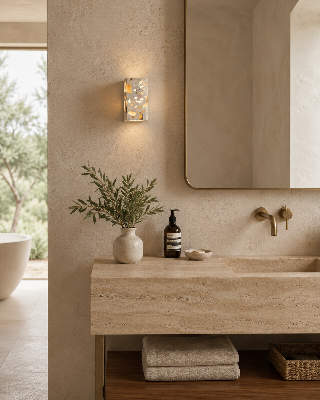 Mosaic | Terrazzo Wall Sconce