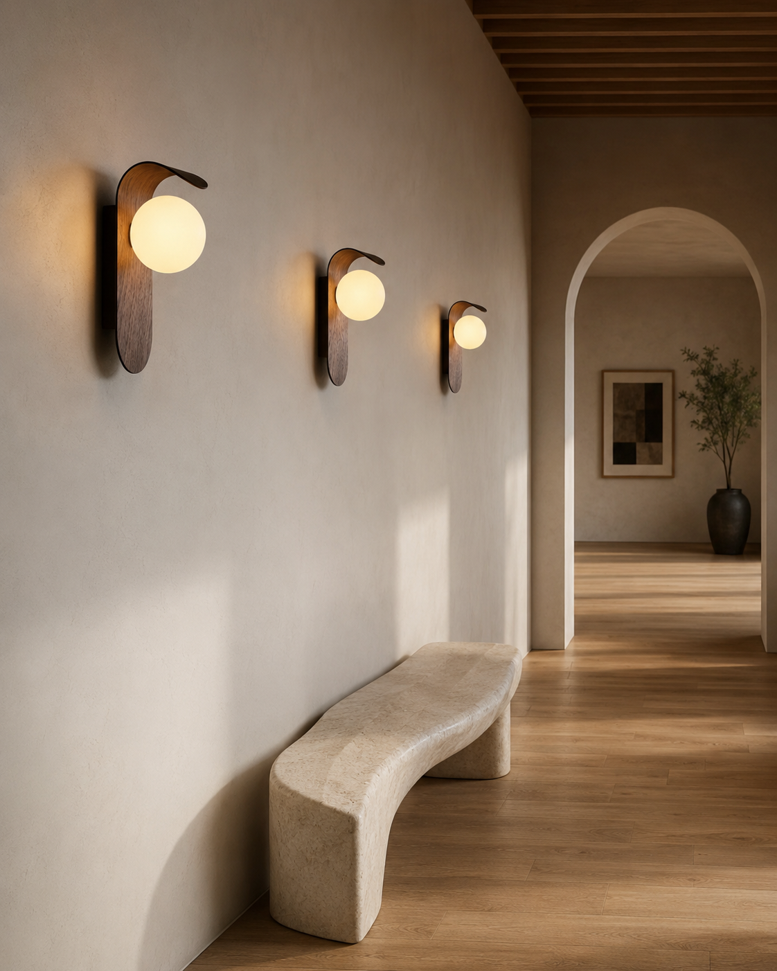 Elara | Wood Wall Sconce