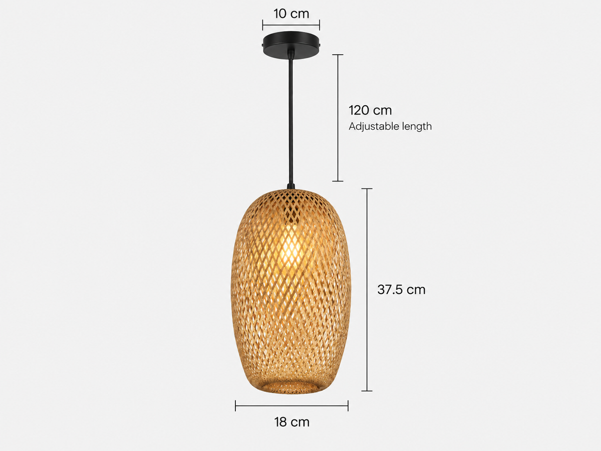 Ayla | Rattan Pendant Light