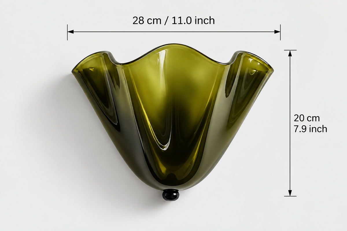 Aurelia | Flower Glass Wall Sconce