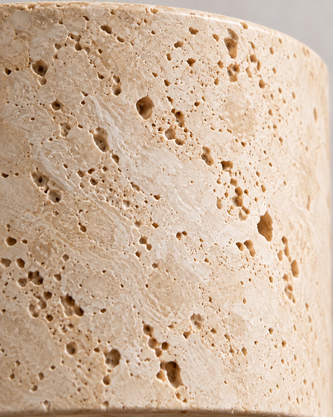 Travertine & Wood Wall Sconce | Esteba