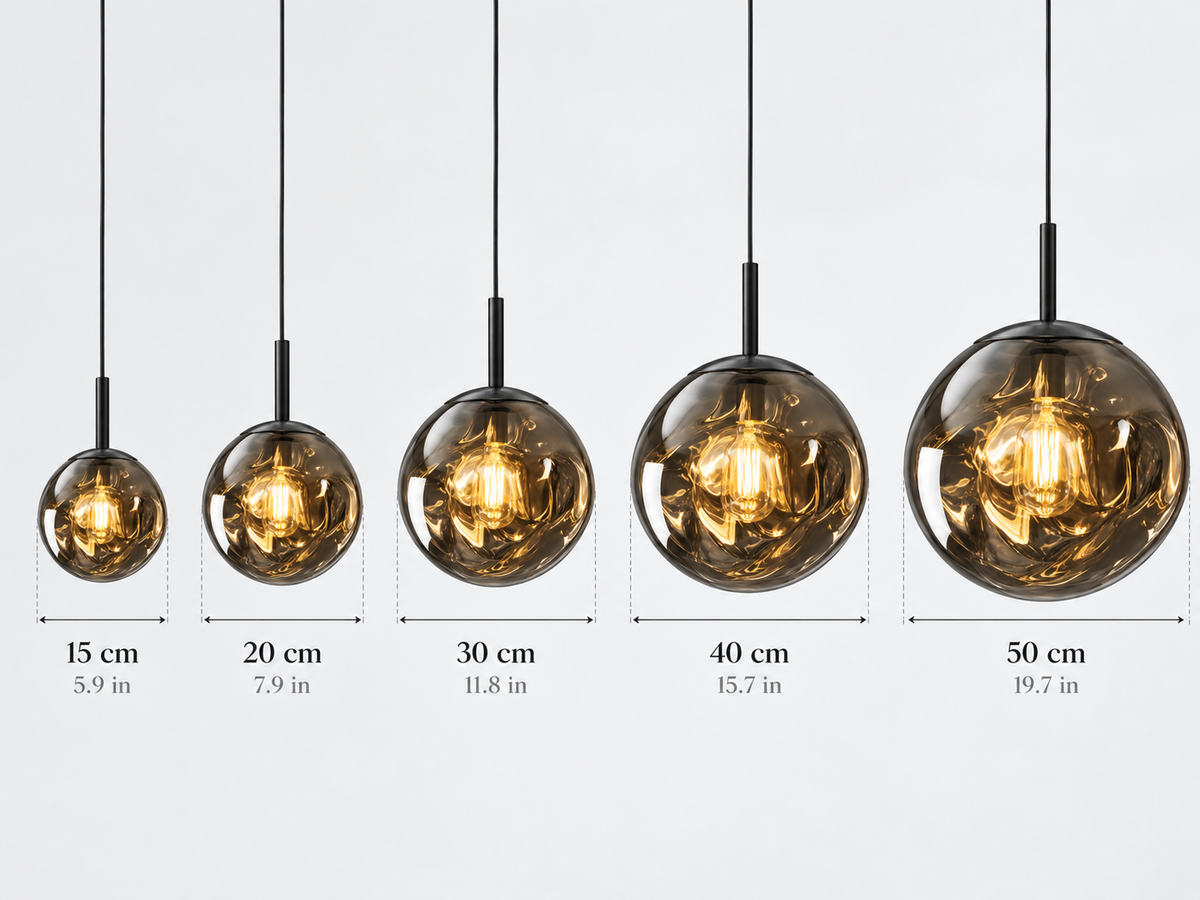 Sculptural Mirror Glass Pendant Light | Veyra
