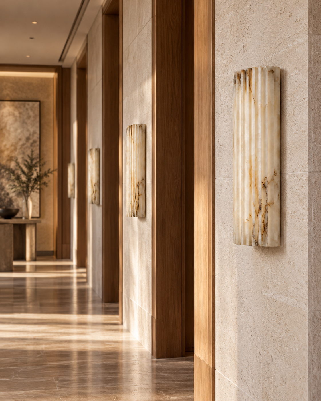 The Alba | Alabaster Wall Sconce