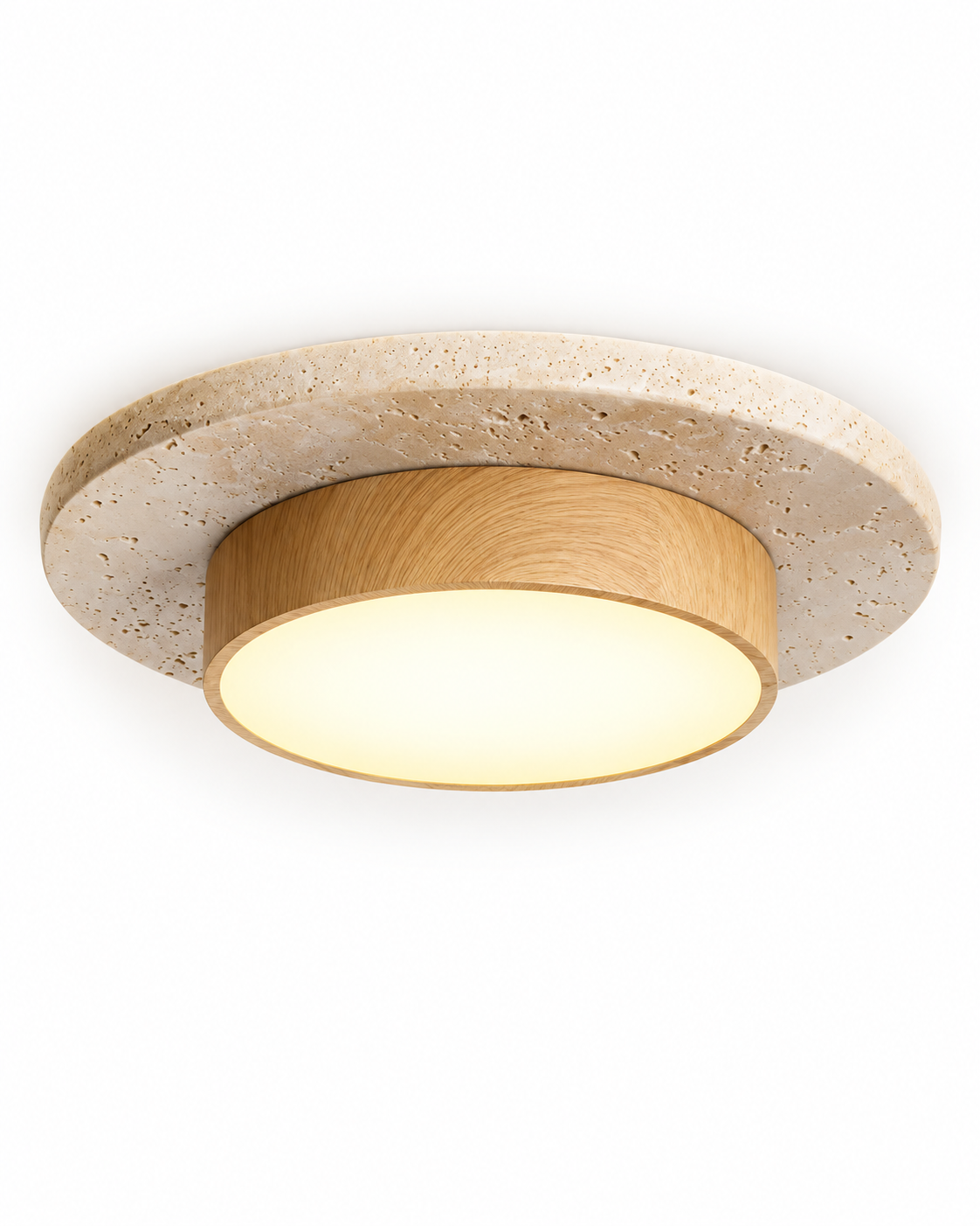 Nerio | Travertine Ceiling Light