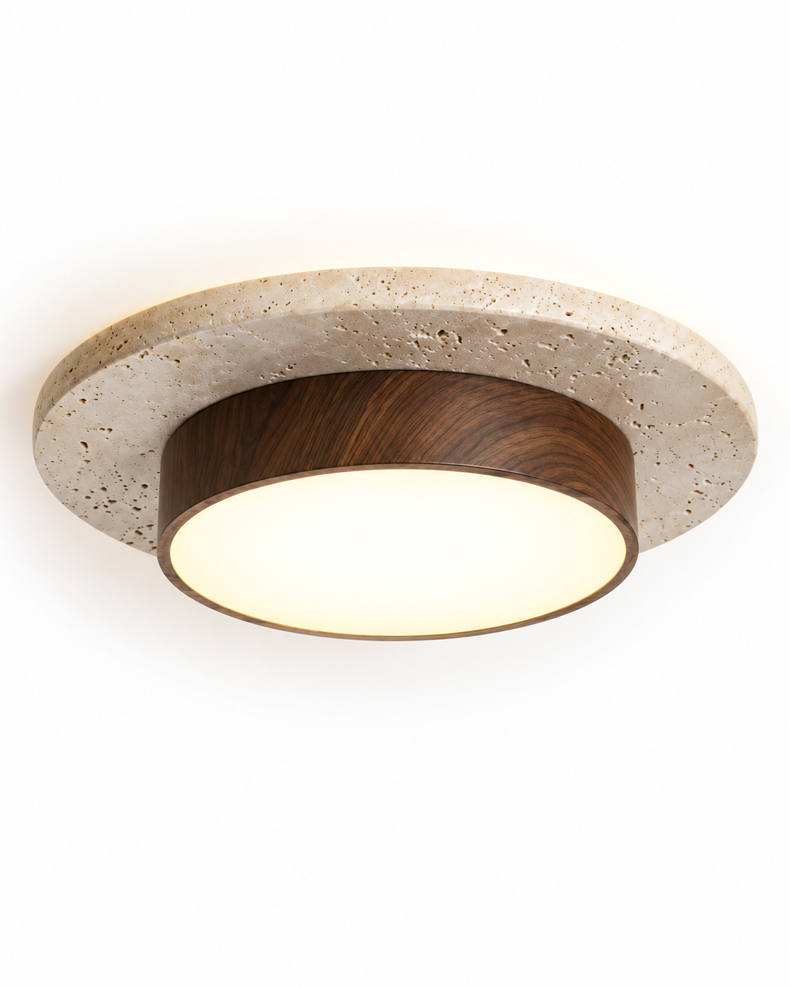 Nerio | Travertine Ceiling Light