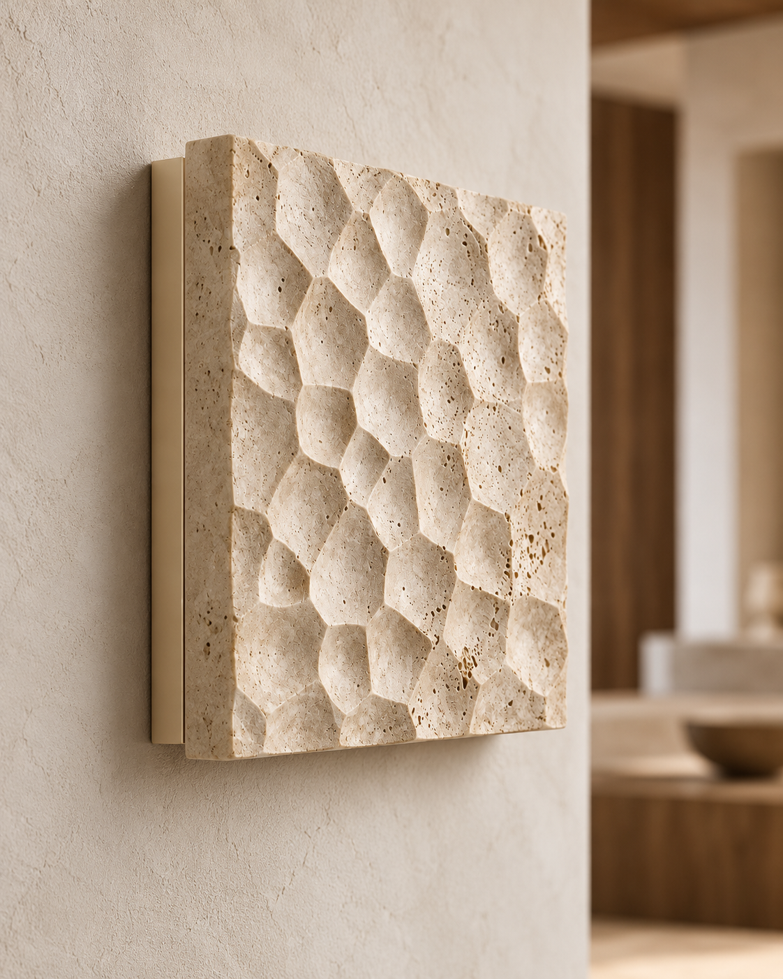 Vaelis | Travertine Wall Sconces
