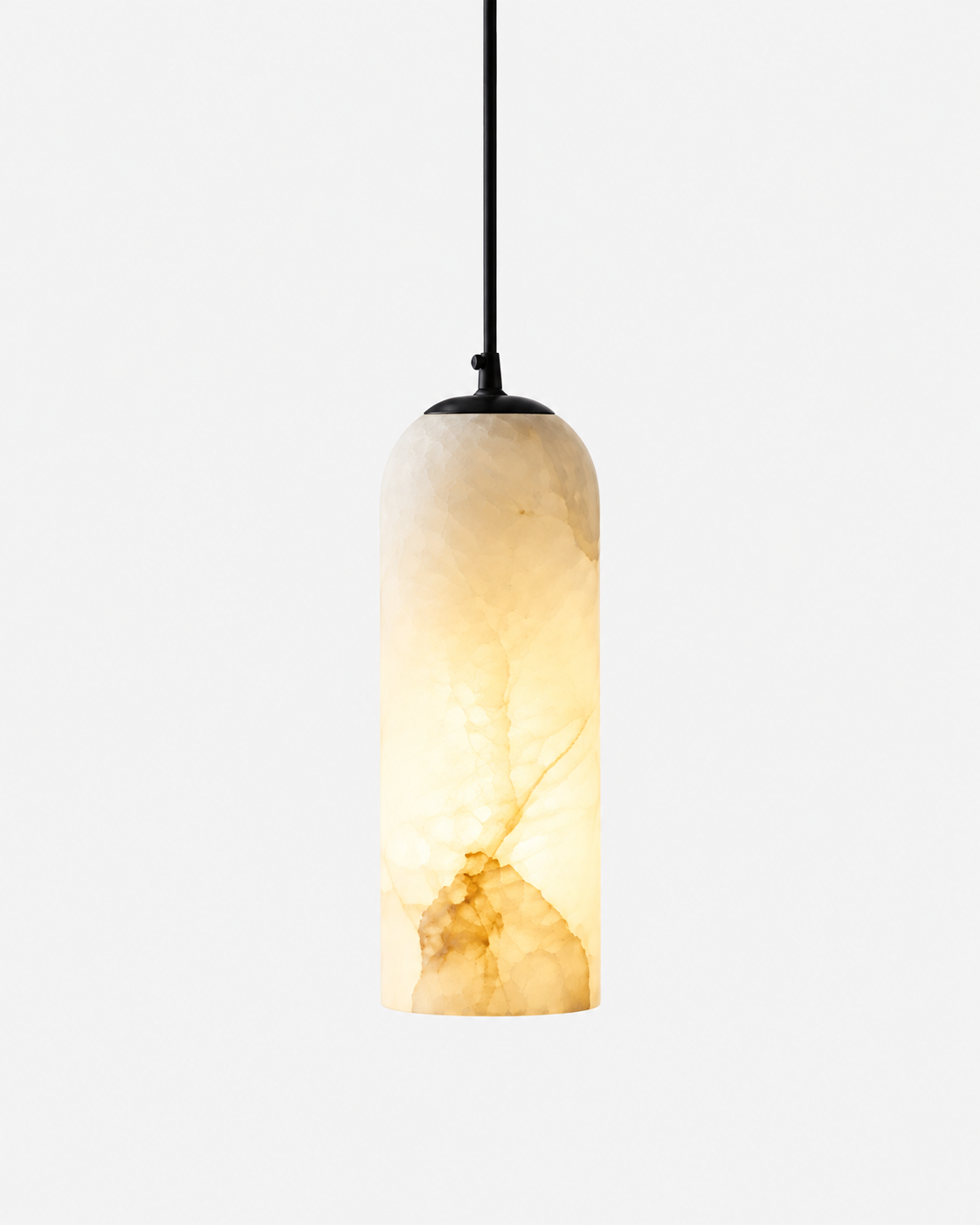 Aurelis | Natural Alabaster Cylinder Pendant Light