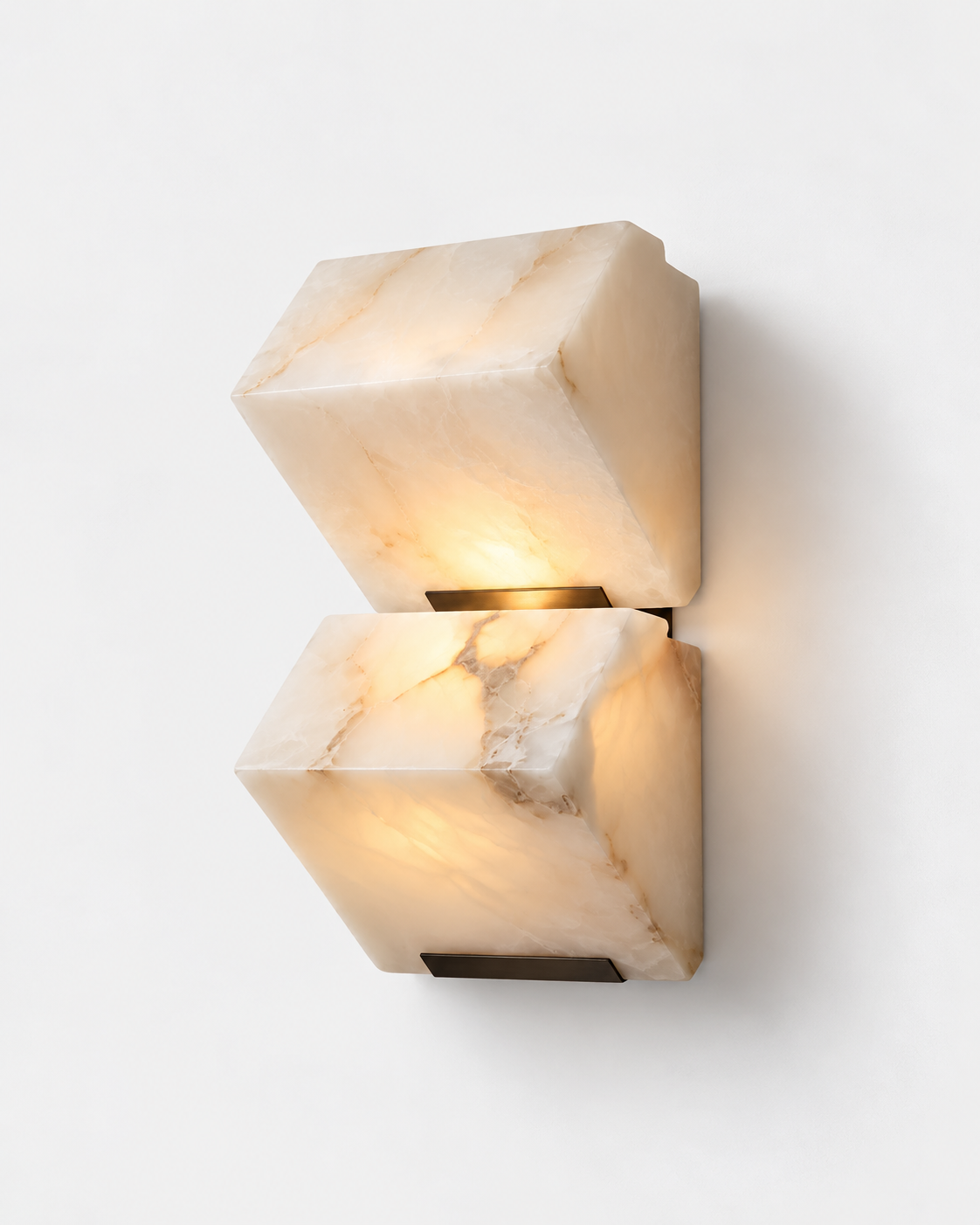 Alvara | Natural Alabaster Sculptural Wall Sconce