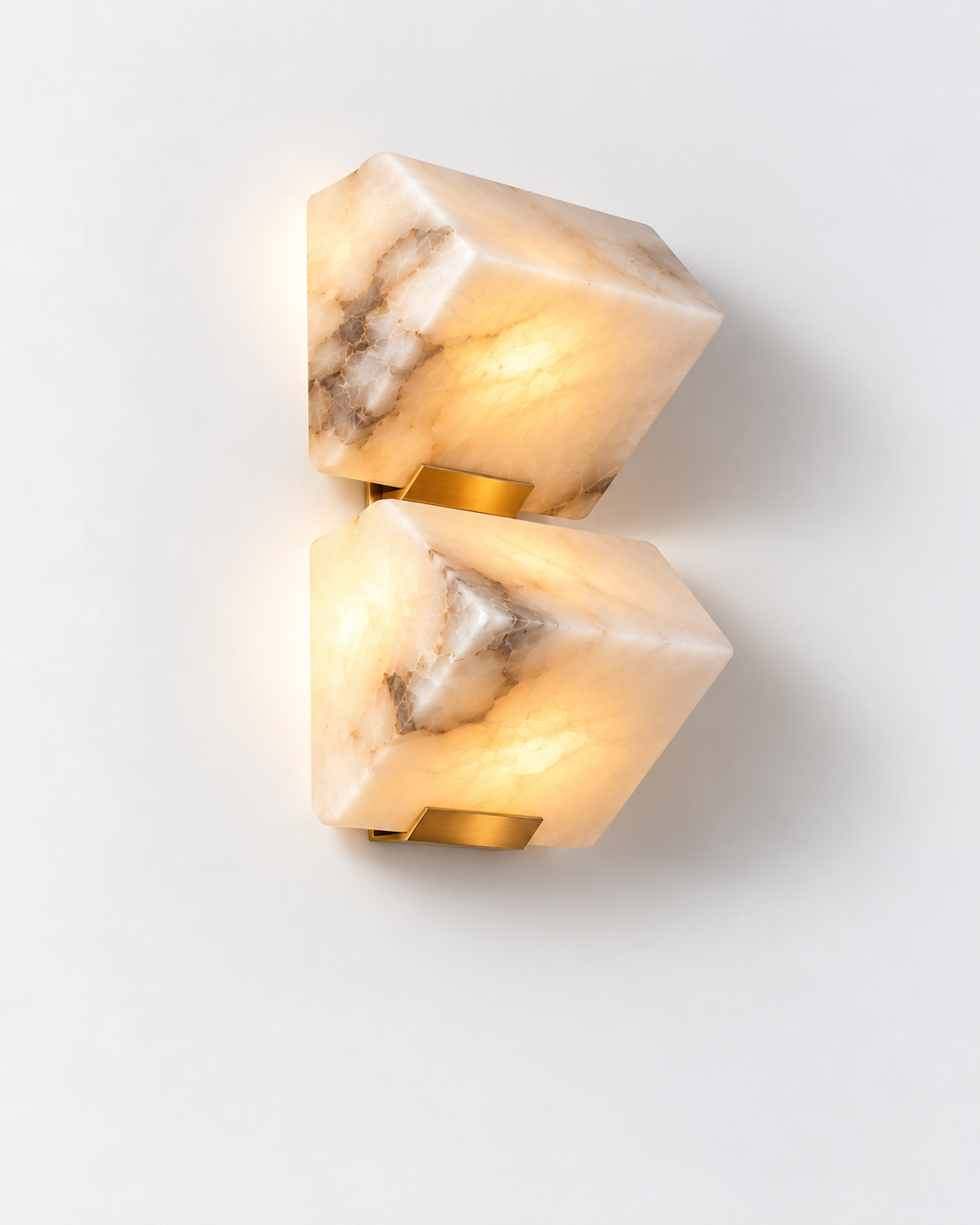 Alvara | Natural Alabaster Sculptural Wall Sconce