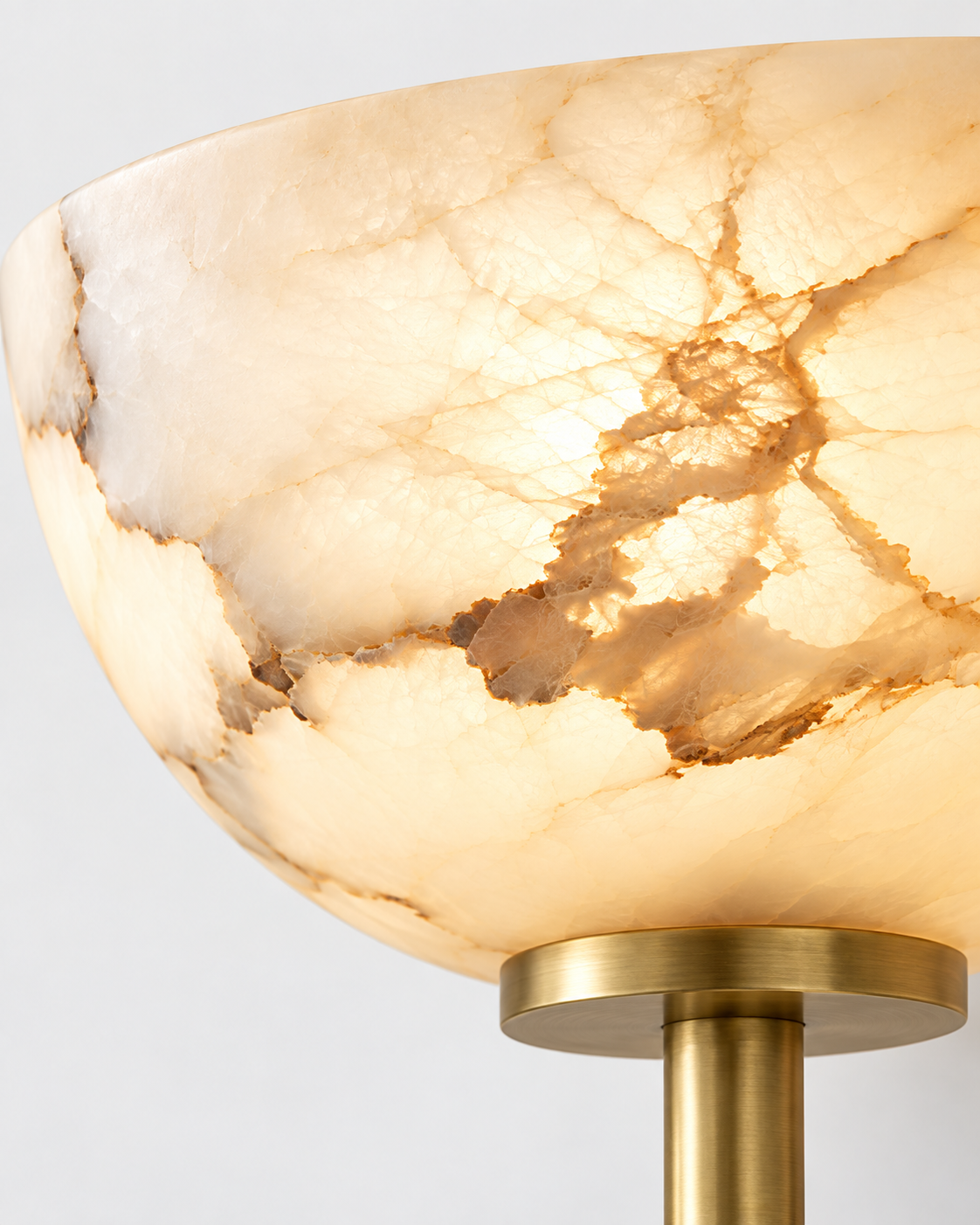 Calista | Natural Alabaster Wall Sconce