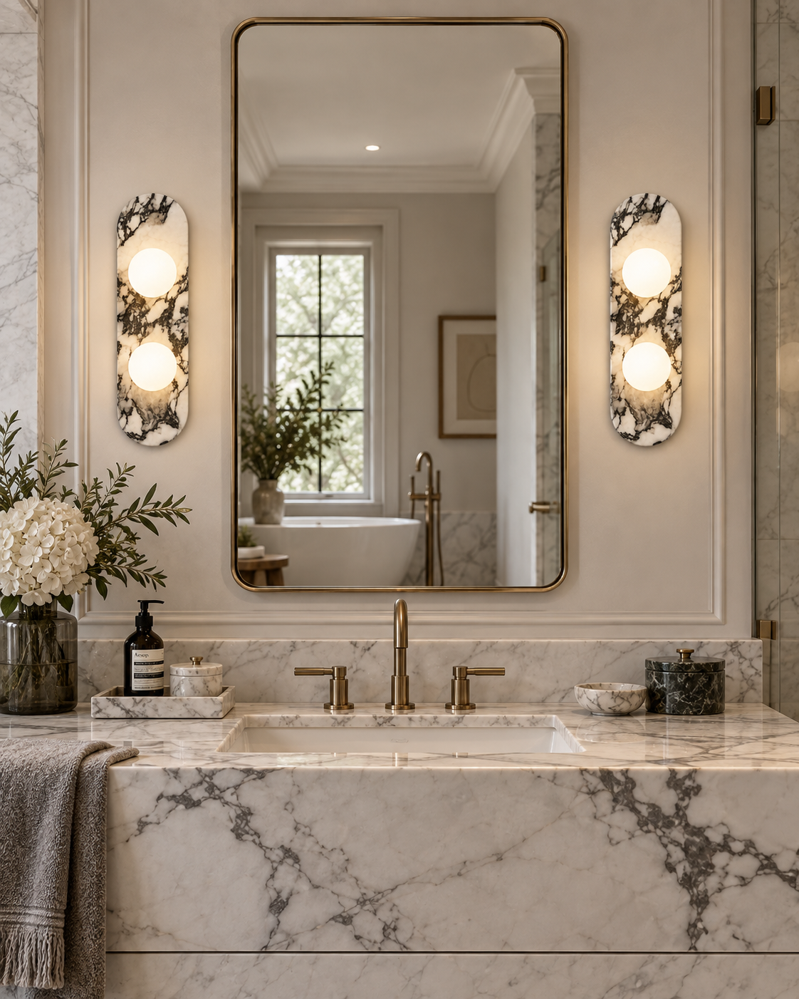 Bellara | Italian Marble Wall Sconce