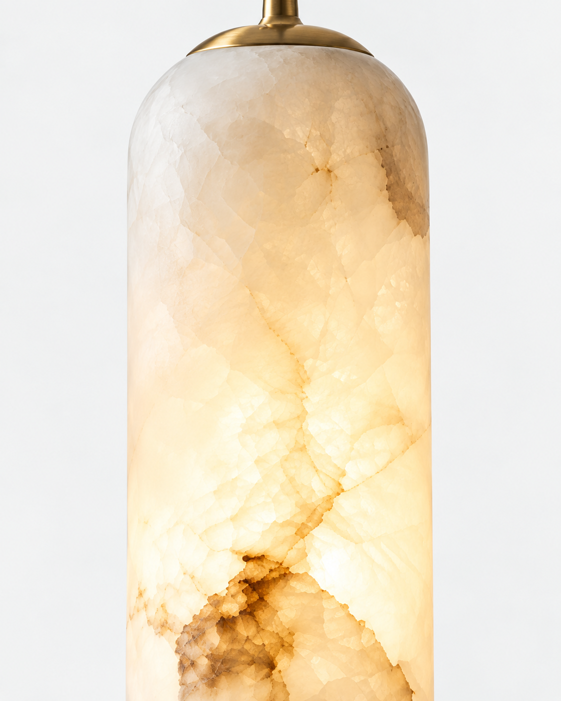 Aurelis | Natural Alabaster Cylinder Pendant Light
