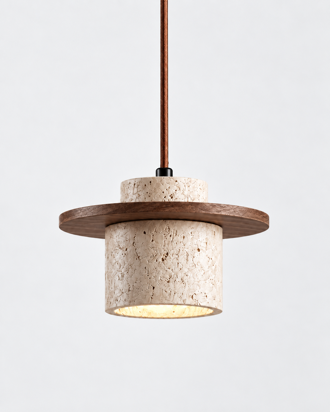 The Sorrento | Travertine Pendant Light