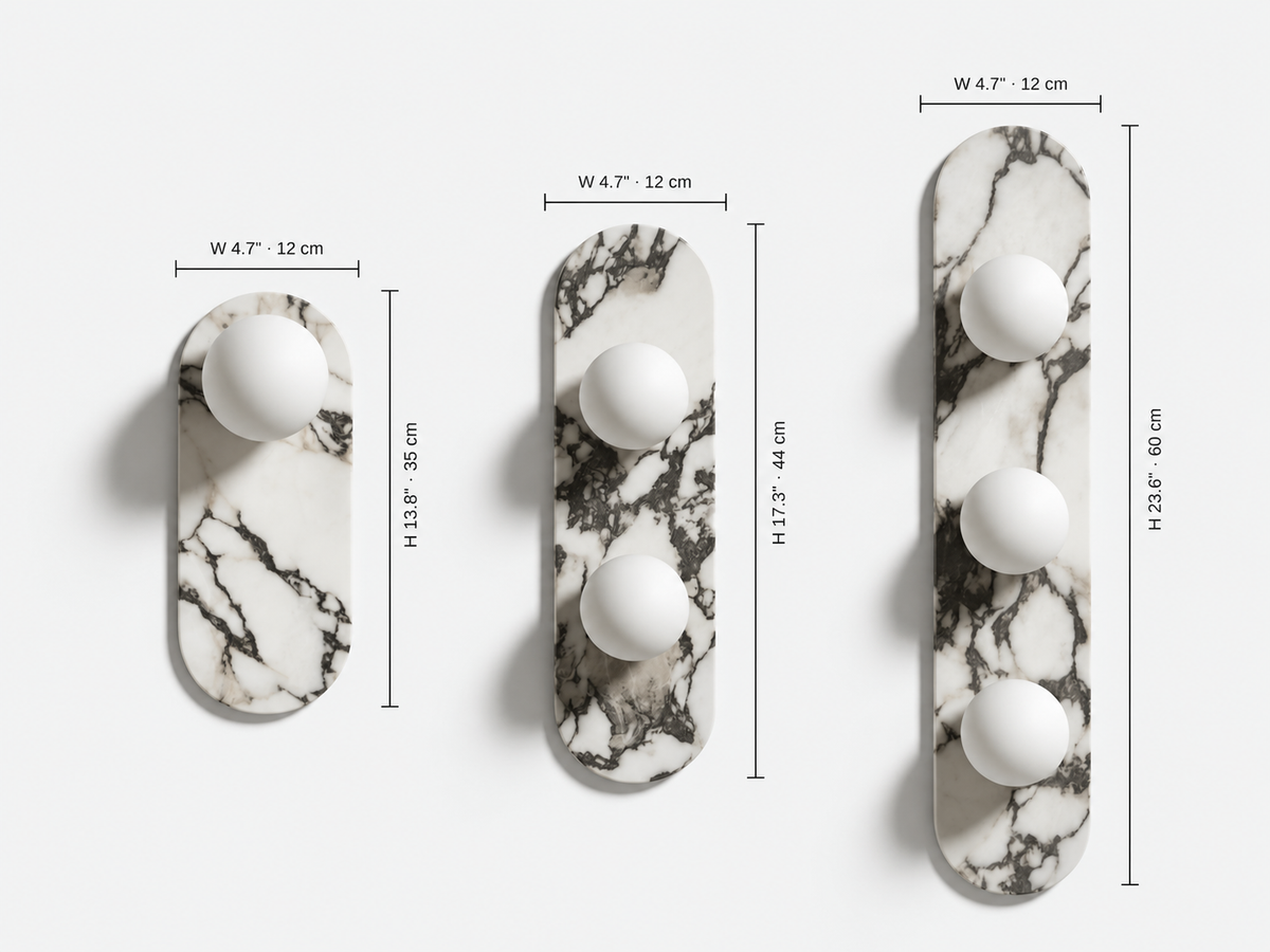 Bellara | Italian Marble Wall Sconce