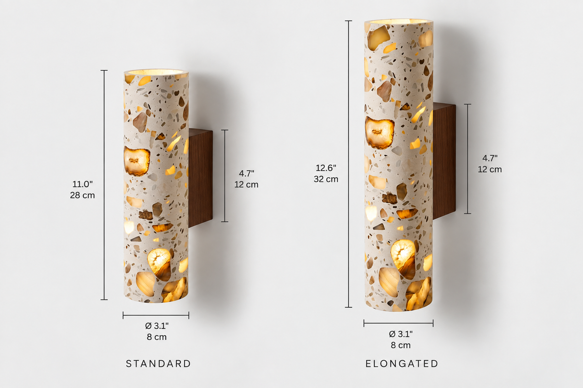 Wall Sconce Terrazzo & Walnut | Terzane