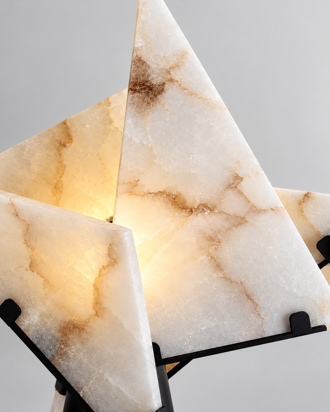 Gaspard Sculptural Alabaster Table Lamp