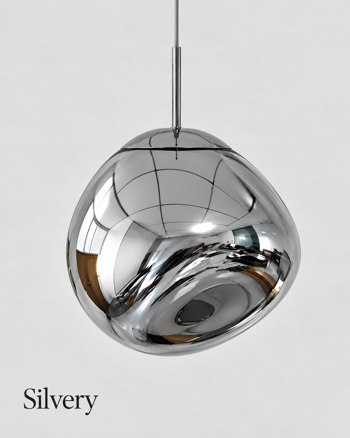 Sculptural Mirror Glass Pendant Light | Veyra