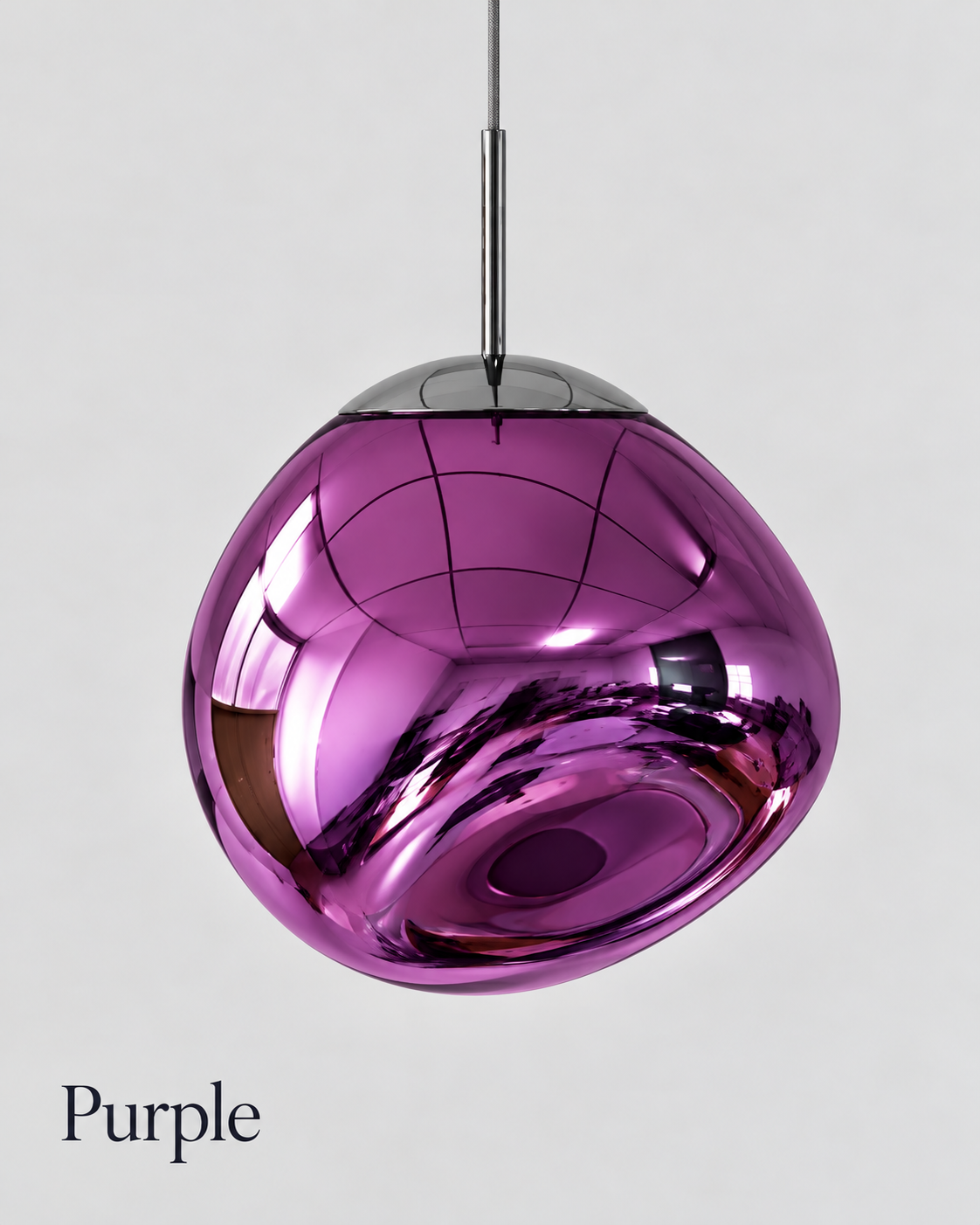 Sculptural Mirror Glass Pendant Light | Veyra