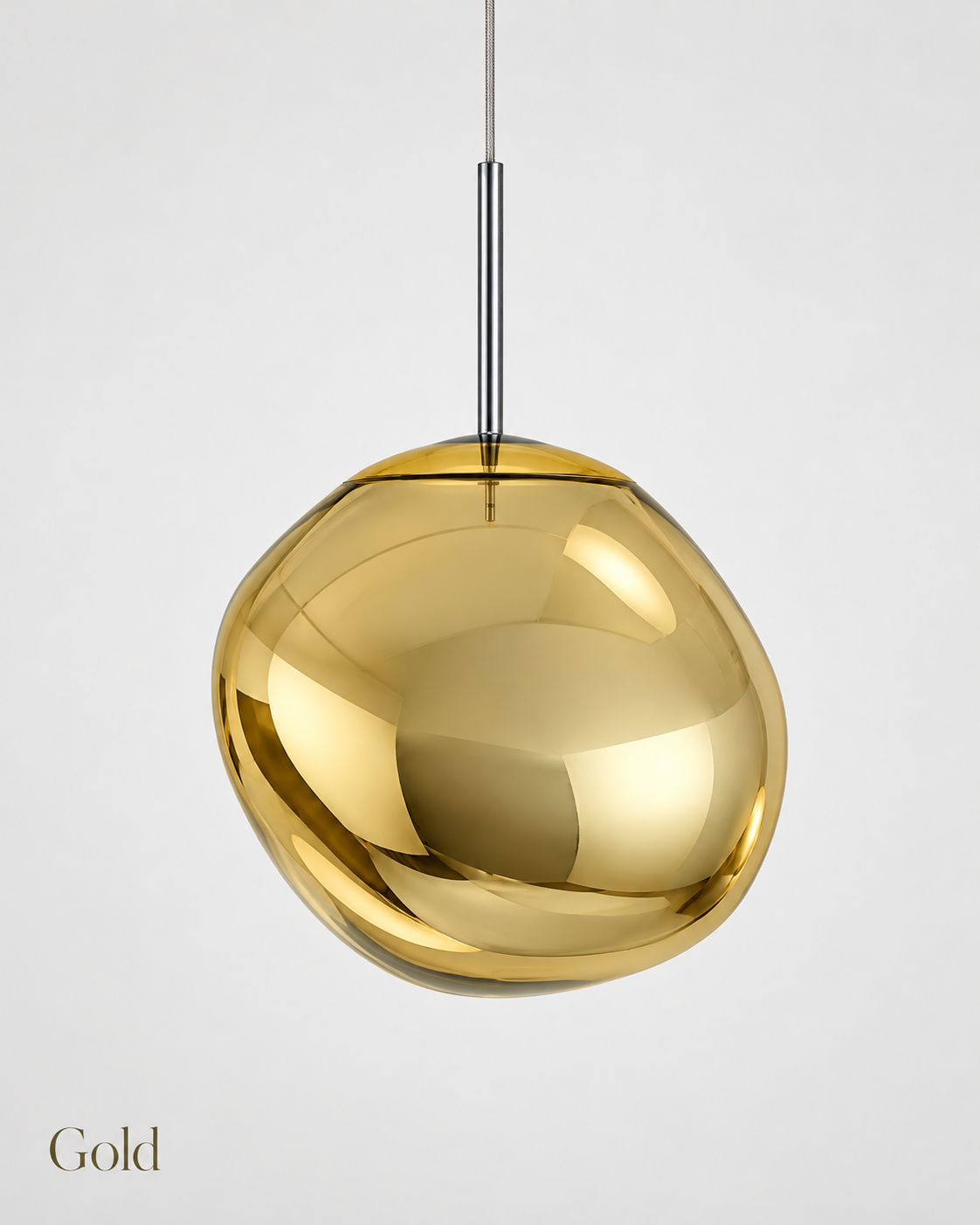 Sculptural Mirror Glass Pendant Light | Veyra