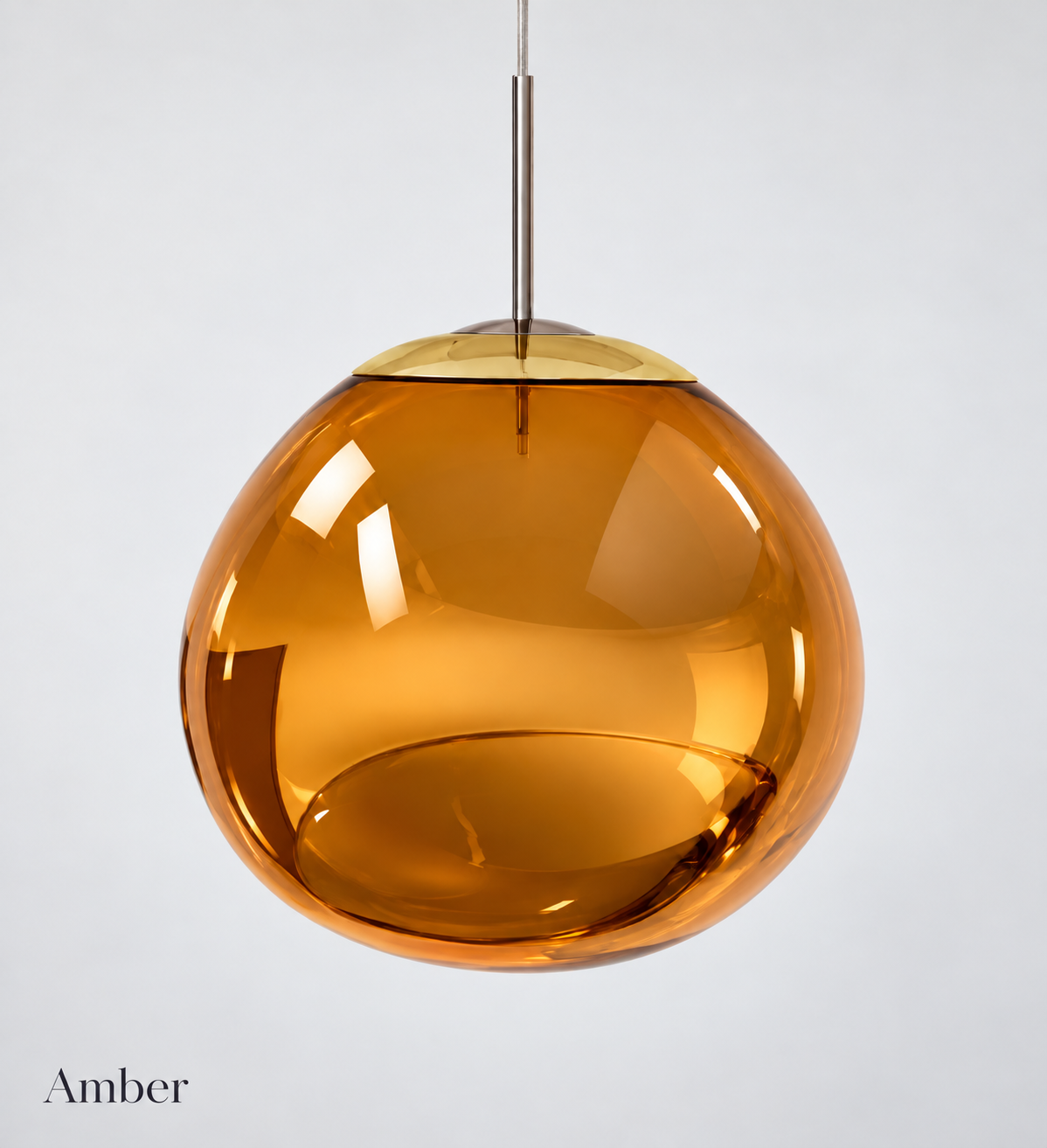 Sculptural Mirror Glass Pendant Light | Veyra