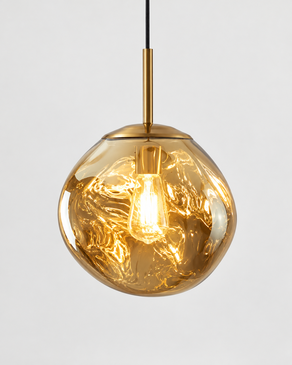 Sculptural Mirror Glass Pendant Light | Veyra