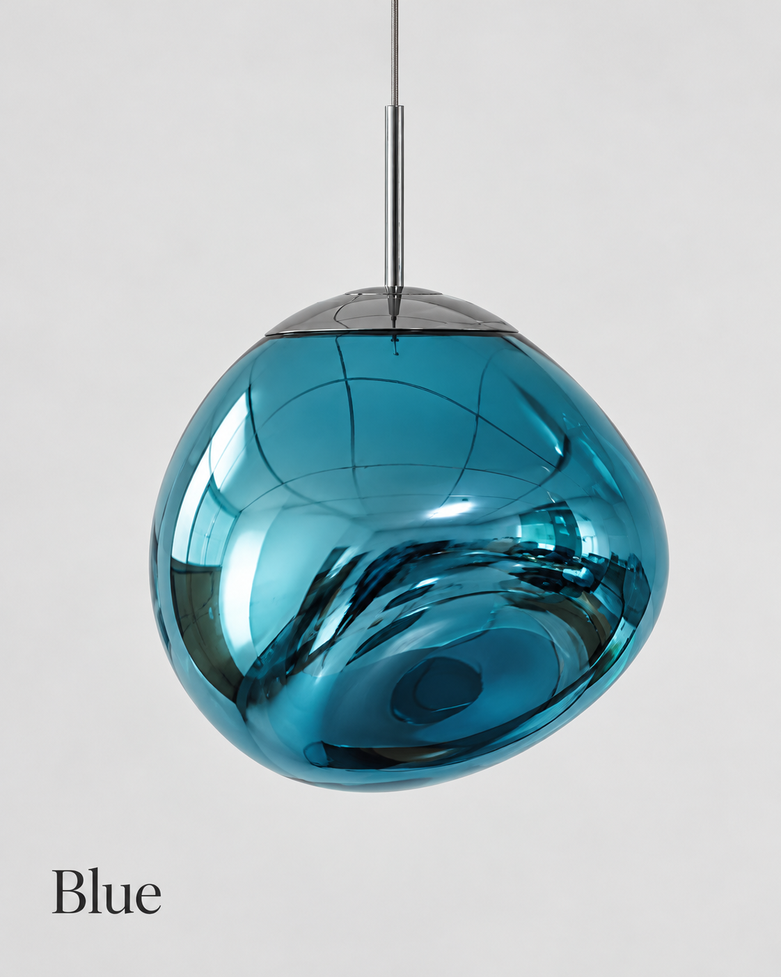 Sculptural Mirror Glass Pendant Light | Veyra